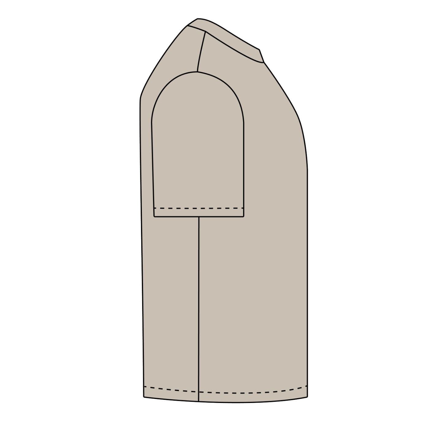 Unbranded Essential Heavyweight Cotton T-Shirt