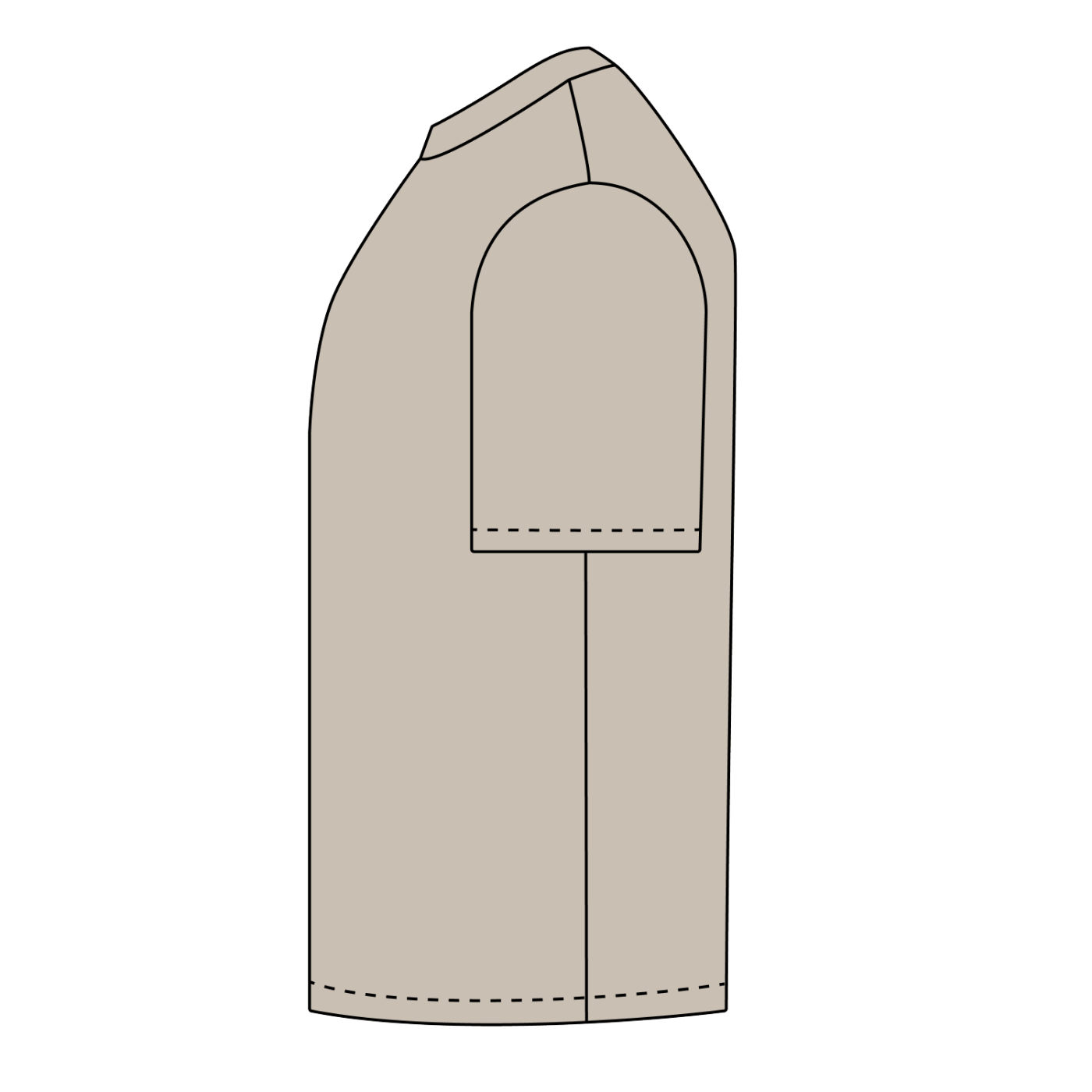 Unbranded Essential Heavyweight Cotton T-Shirt