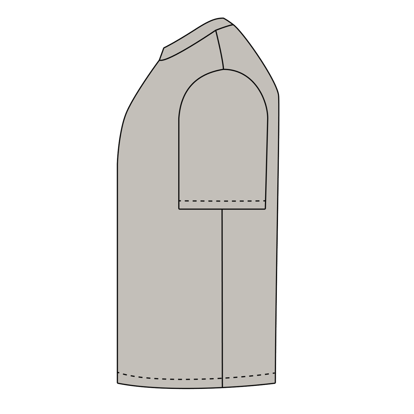 Unbranded Essential Heavyweight Cotton T-Shirt